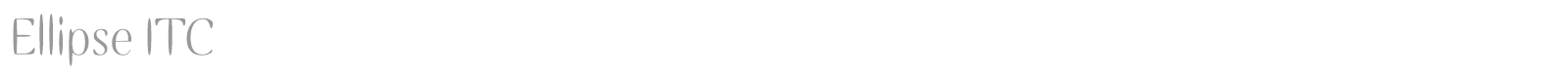 Ellipse ITC font preview
